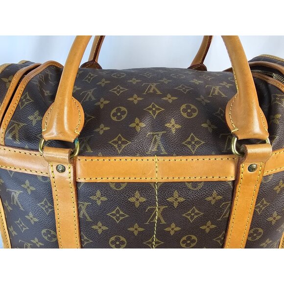 LOUIS VUITTON Monogram 16" Overnight Travel Carryall Doctor Case Bag Gym Duffle - Picture 11 of 16